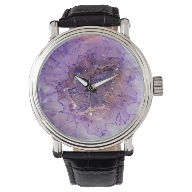 Reloj De Pulsera Geode de Amethyst Falln (Anverso)