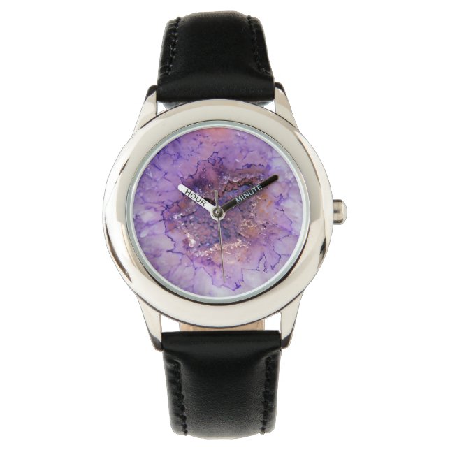 Reloj De Pulsera Geode de Amethyst Falln (Anverso)
