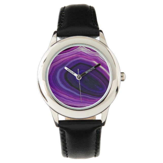 Reloj De Pulsera Geode púrpura de caída (Anverso)