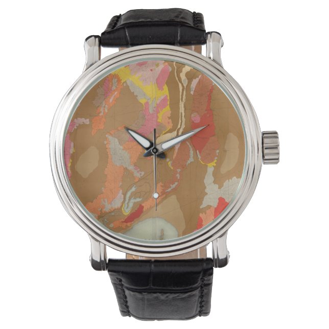 Reloj De Pulsera Geología de la Cuenca de Nevada (Anverso)