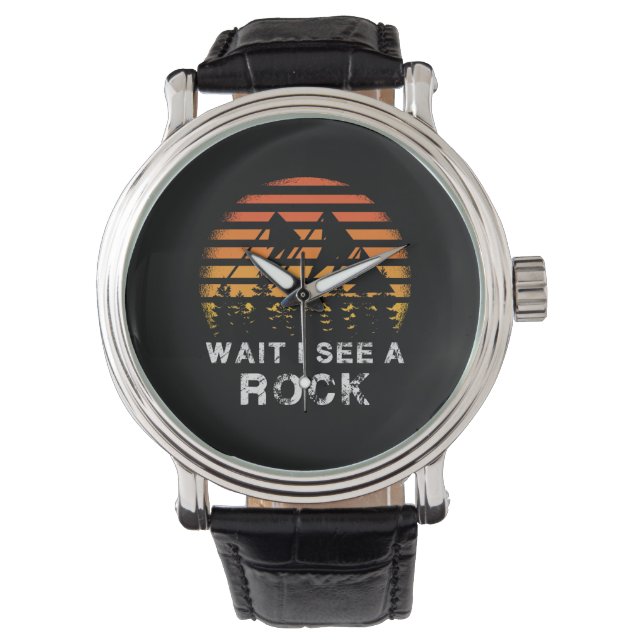 Reloj De Pulsera Geología - Esperen a ver una roca (Anverso)