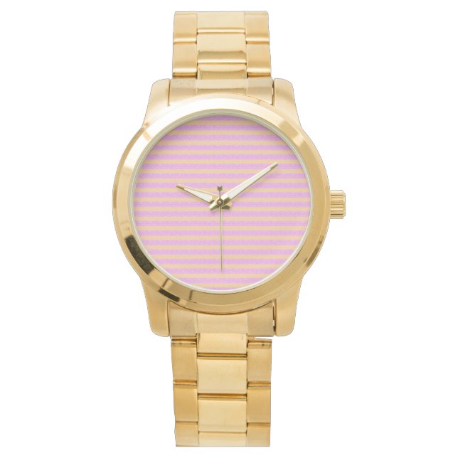 Reloj De Pulsera Geométrico Rosa  (Anverso)