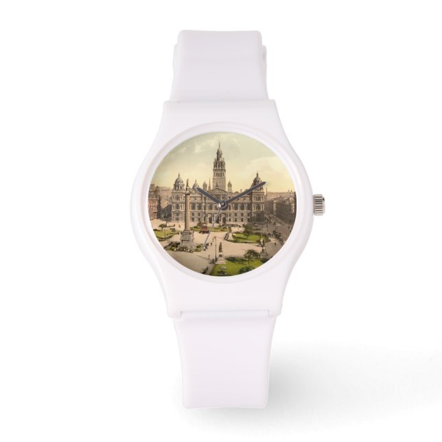 Reloj De Pulsera George Square, Glasgow, Escocia (Anverso)