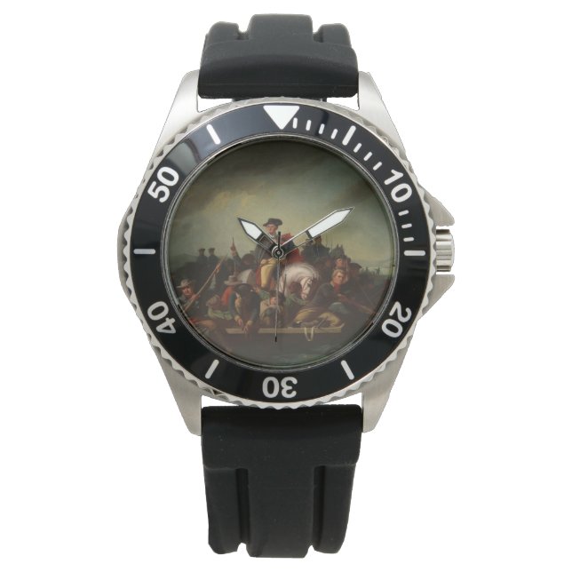 Reloj De Pulsera George Washington cruzando el río Delaware (Anverso)
