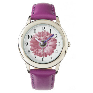 Reloj De Pulsera Gerbera Daisy Flower Girl Pink