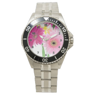 Reloj De Pulsera Gerbera Daisy Pink