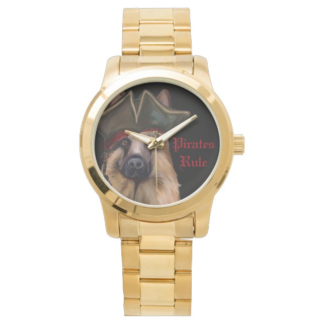 RELOJ DE PULSERA GERMAN SHEPHERD PIRATE (Anverso)