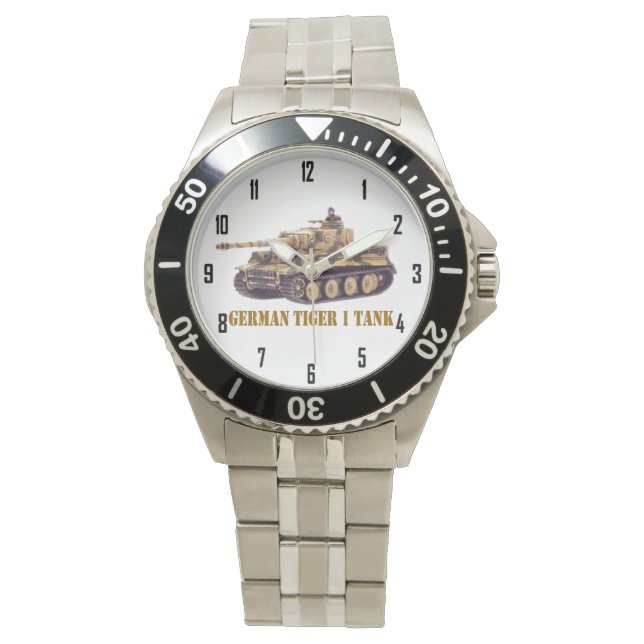 RELOJ DE PULSERA GERMAN TIGER 1 TANQUE (Anverso)