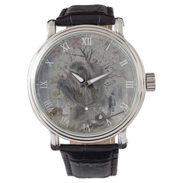 Reloj De Pulsera German Wirehaired Pointer (Anverso)