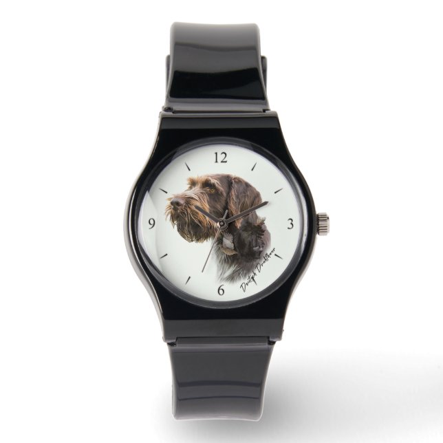 Reloj De Pulsera German Wirehaired Pointer (Anverso)