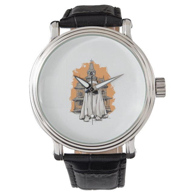 Reloj De Pulsera Ghost Pup - Espabilloso disfraz de perro (Anverso)