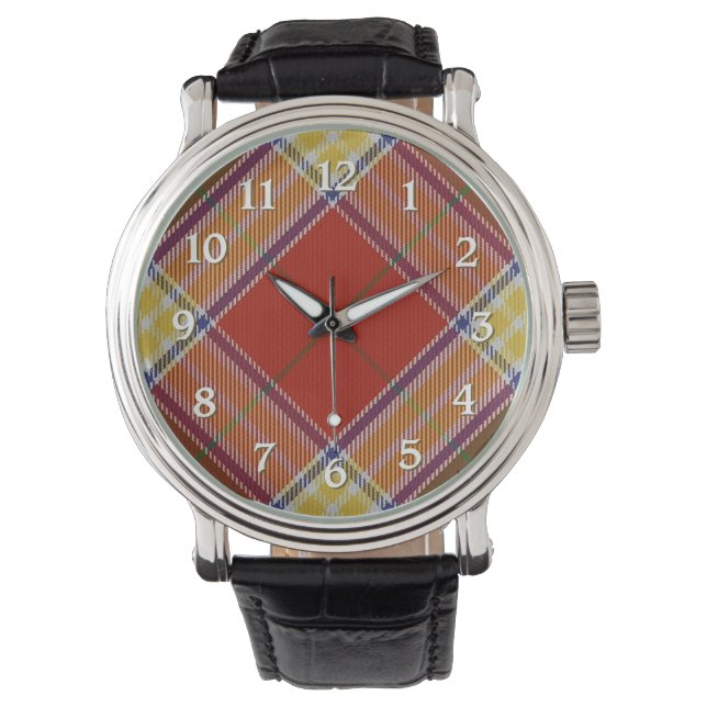Reloj De Pulsera Gibbs/Gibson Tartan Watch (Anverso)