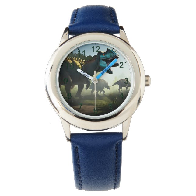 Reloj De Pulsera Giganotosaurus Dinosaurios prosperando, niños vigi (Anverso)