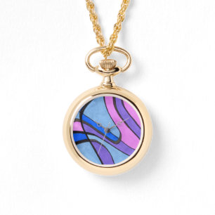 Reloj De Pulsera Gigantes suaves en rosa, azul y violeta