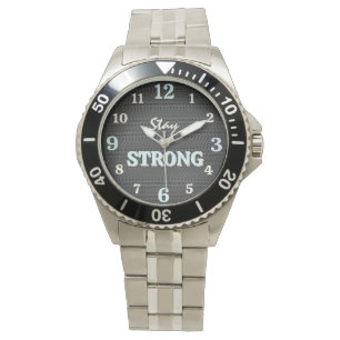 Reloj De Pulsera Gimnasio Industrial Stay Strong