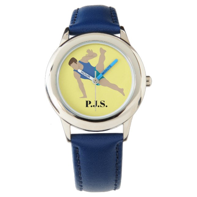 Reloj De Pulsera Gimnasta masculino (Anverso)