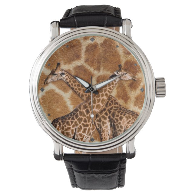 Reloj De Pulsera Giraffe 1A Opciones de Watch y Numerales (Anverso)
