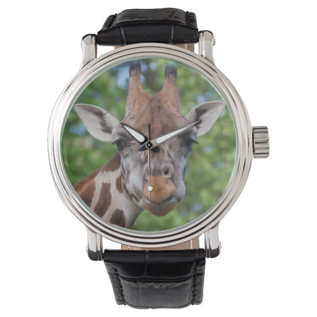 Reloj De Pulsera Giraffe atenta (Anverso)