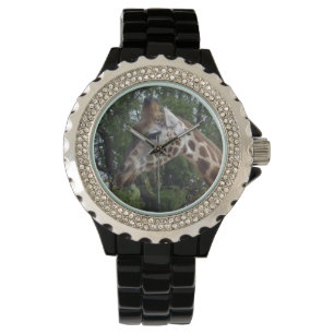 Reloj De Pulsera Giraffe En La Selva,