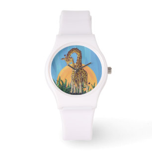 Reloj De Pulsera Giraffe Mama y Baby