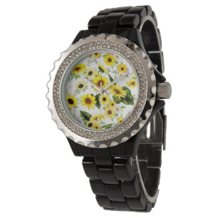 Reloj De Pulsera Girasol Acuarela 7