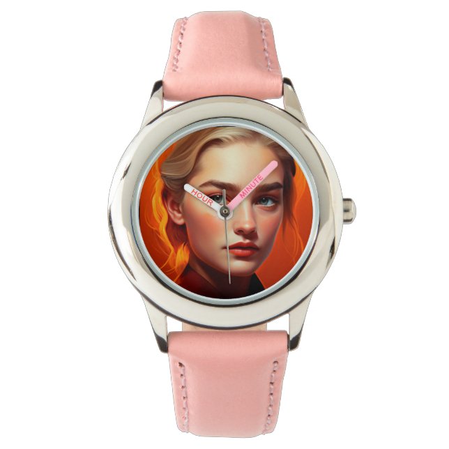 Reloj De Pulsera Girl with blue eyes (Anverso)