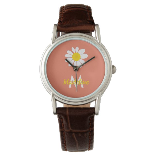 Reloj De Pulsera Girly Floral (Anverso)