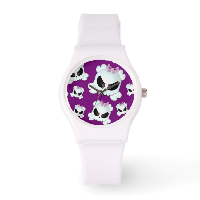 Reloj De Pulsera Girly Skullz (Anverso)