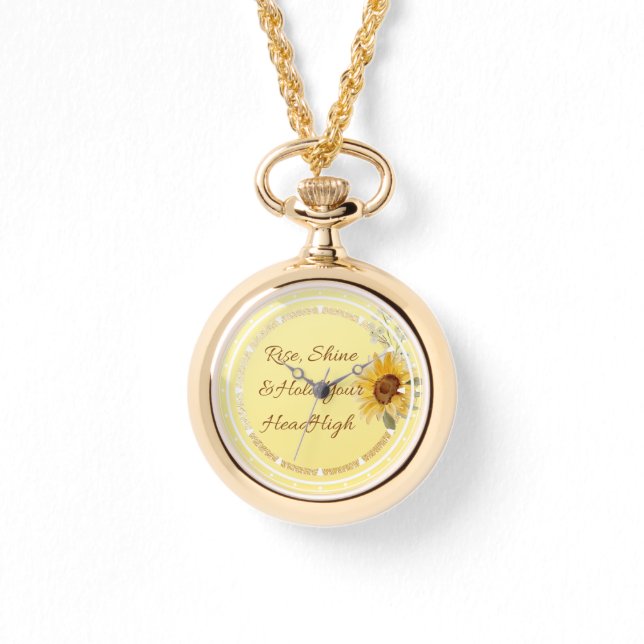 Reloj De Pulsera Giro - Levántate, resplandece y sostiene tu cabeza (Anverso)