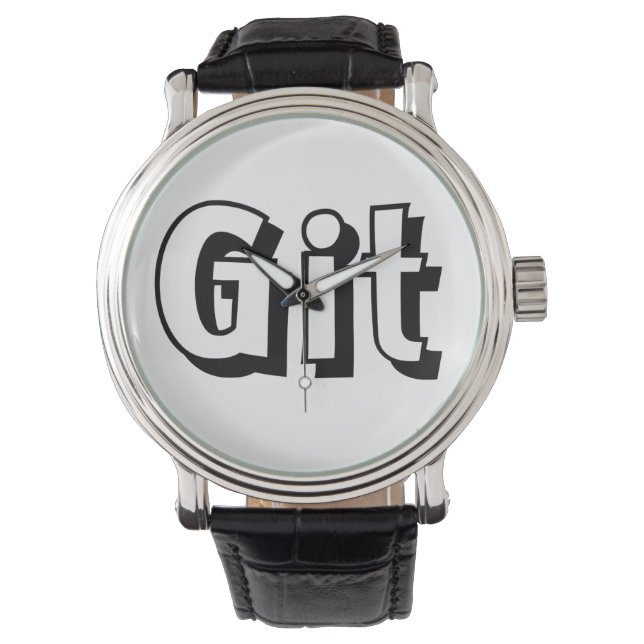 Reloj De Pulsera Git (Anverso)
