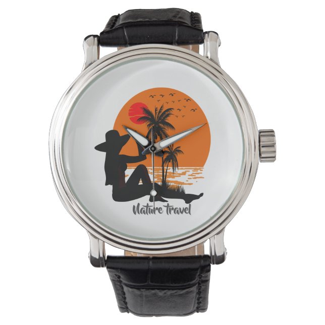 Reloj De Pulsera Global Tourism Resilience Day (Anverso)