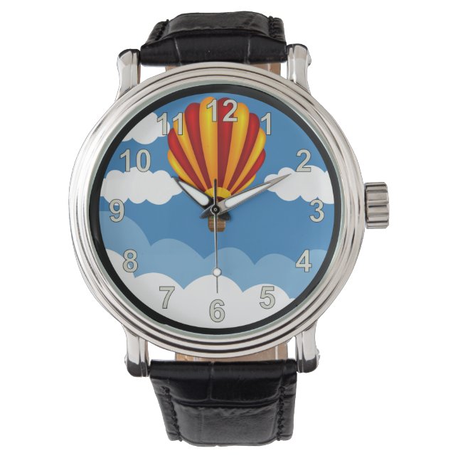 Reloj De Pulsera Globo Aerostático (Anverso)