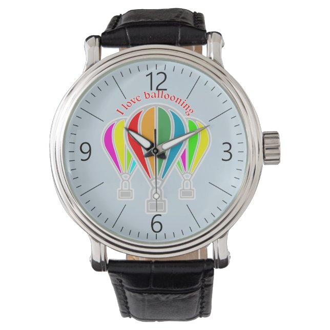 Reloj De Pulsera Globos de aire caliente (Anverso)