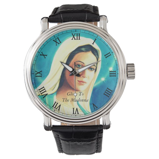 Reloj De Pulsera Gloria A La Madonna (Anverso)