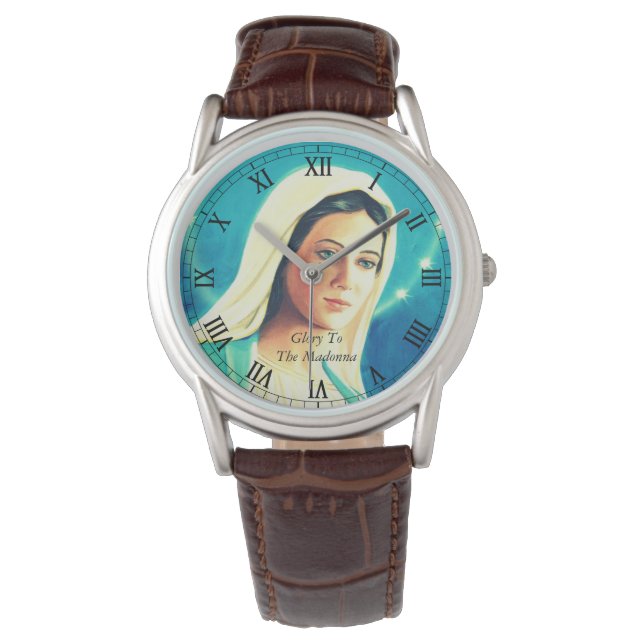 Reloj De Pulsera Gloria A La Madonna (Anverso)