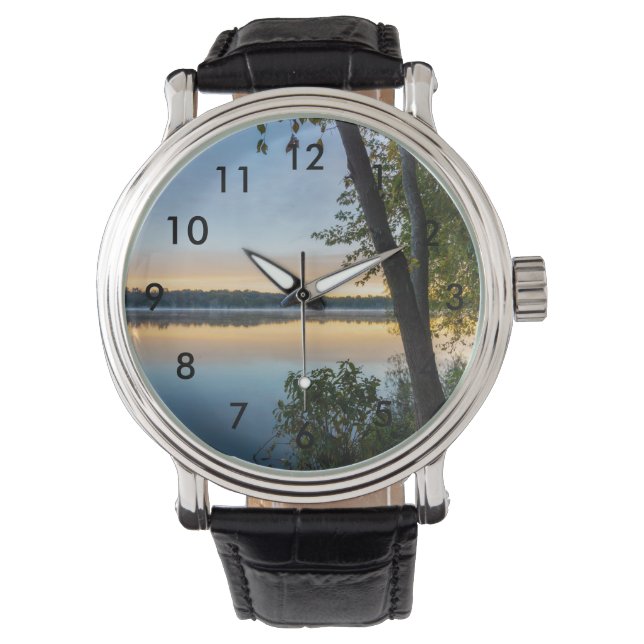 Reloj De Pulsera Gloriosa mañana de otoño (Anverso)