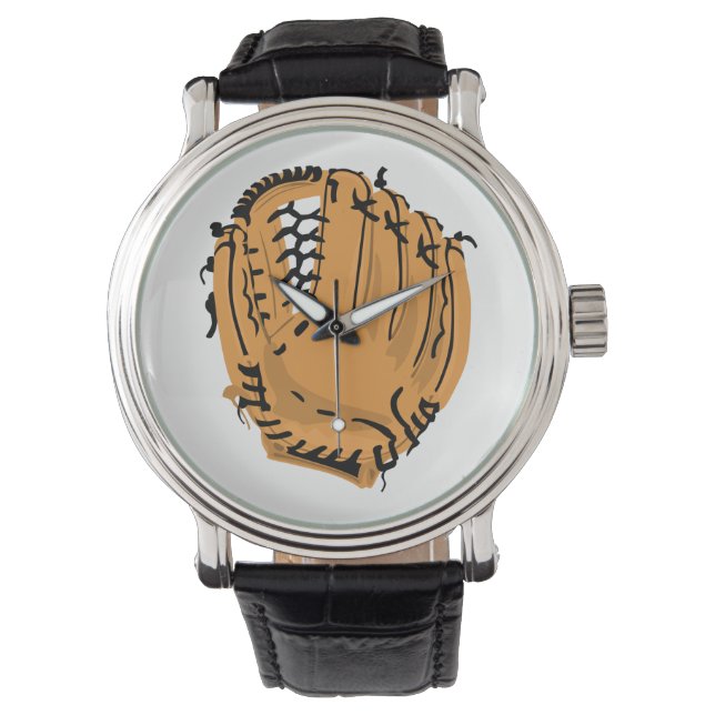 Reloj De Pulsera Glove de béisbol (Anverso)