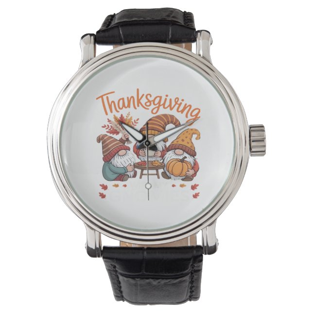 Reloj De Pulsera Gnome Fall Leopard Turkey Essential T (Anverso)