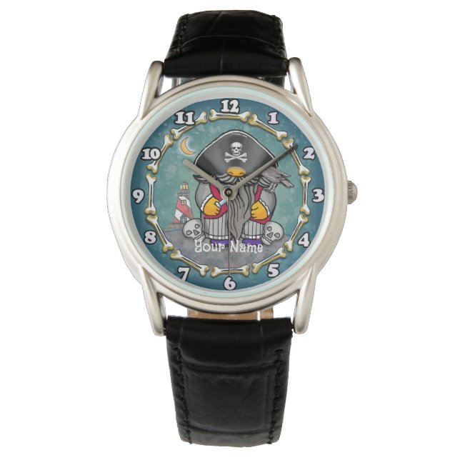 Reloj De Pulsera Gnomo pirata  (Anverso)
