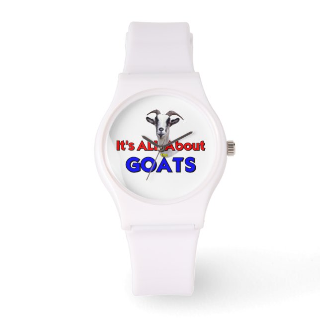 Reloj De Pulsera Goat All ABout the Goats (Anverso)