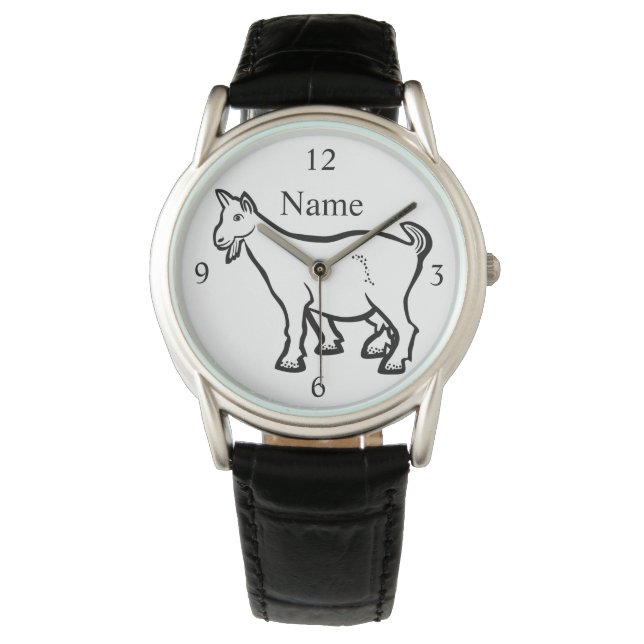 Reloj De Pulsera Goat Animal Thunder_Cove (Anverso)
