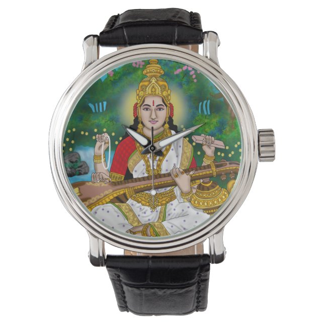 Reloj De Pulsera Goddess Saraswati Clock (Anverso)
