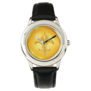 Reloj De Pulsera Gold Fleur De Lis - SRF