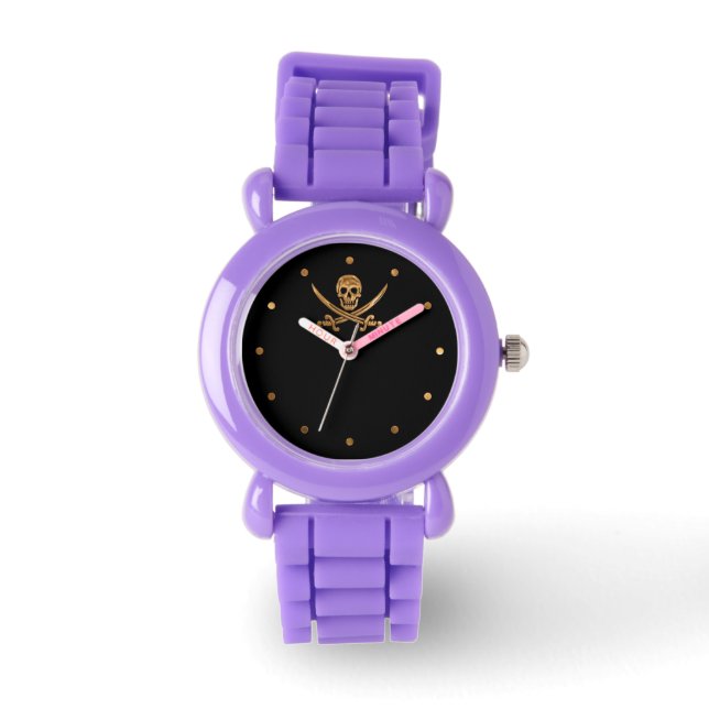 Reloj De Pulsera Gold Jolly Roger (Anverso)