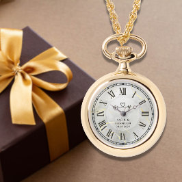 Reloj De Pulsera Gold Necklace Watch Pendant | Keepsake Gift