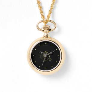 Reloj De Pulsera Gold Penny Farthing