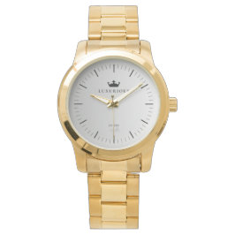 Reloj De Pulsera Gold Stainless Steel Watch by Luxurious