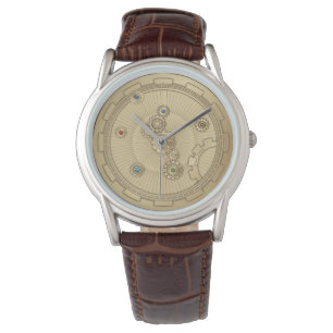Reloj De Pulsera Gold Steampunk Watch