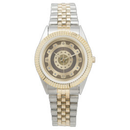 Reloj De Pulsera Gold Steampunk Watch