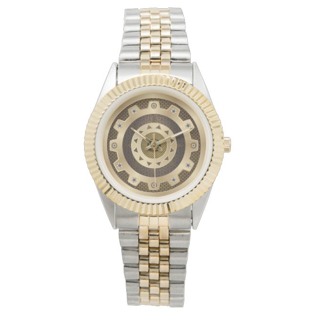 Reloj De Pulsera Gold Steampunk Watch (Anverso)